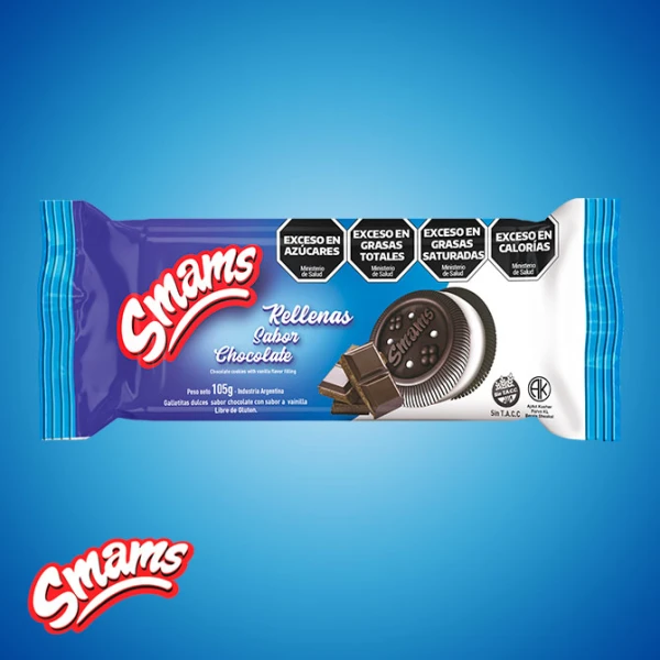 Galletitas de chocolate rellenas SMAMS