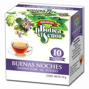 Buenas Noches Botica del Señor 10 Saquitos - Apto para celiacos