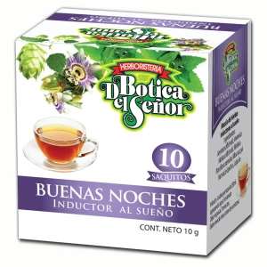 Buenas Noches Botica del Señor 10 Saquitos - Apto para celiacos