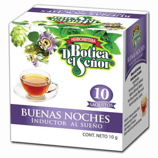 Buenas Noches Botica del Señor 10 Saquitos - Apto para celiacos