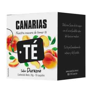 Té Negro Sabor Durazno CANARIAS x10 Sobres - Apto para celiacos