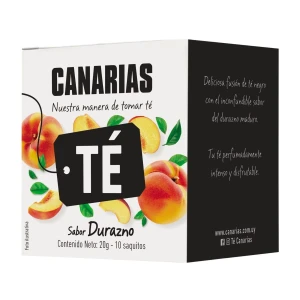 Té Negro Sabor Durazno CANARIAS x10 Sobres - Apto para celiacos