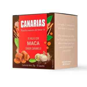 Té rojo maca con caramelo CANARIAS x10 Sobres - Apto para celiacos