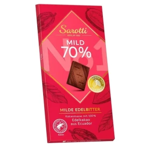 Chocolate Sarotti amargo 70% cacao 100 g