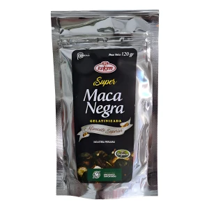 Super Maca Negra Orgánica Peruana Koken 120 Gramos Vegana y sin gluten