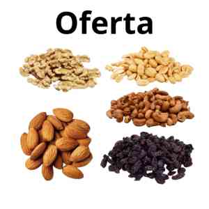 Oferta frutos secos Nueces - Almendras - Castañas y más