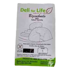 Premezcla Para Bizcochuelo De Vainilla Sin Gluten Dietética