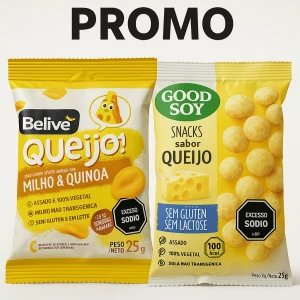 Promo snacks Belive & Good soy - Sin gluten - Sin lactosa