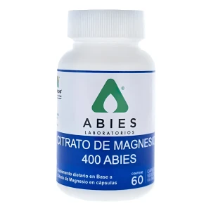 Citrato De Magnesio Abies 400 Mg 60 Cápsulas N/a