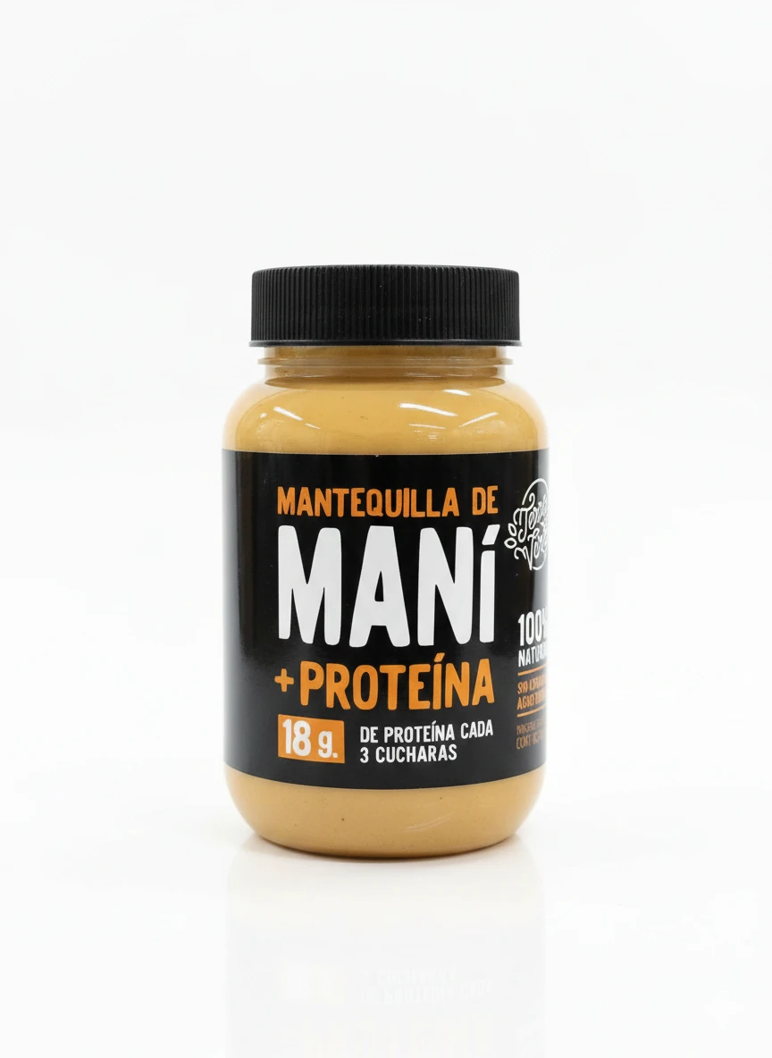 Mantequilla de maní proteica 600g - Terra verde