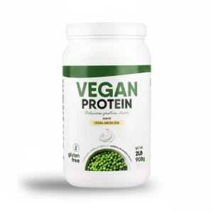 Proteína Vegana Platinum 2 Libras Sabor Crema Americana Sin Gluten ni Lactosa