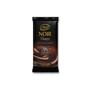 Chocolate Amargo HAAS Noir Premium 70% de Cacao 100 gr - Aptos para celíacos