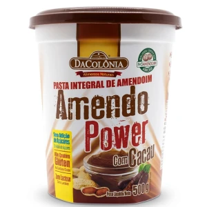 Mantequilla de maní con cacao  500g - AMENDO POWER