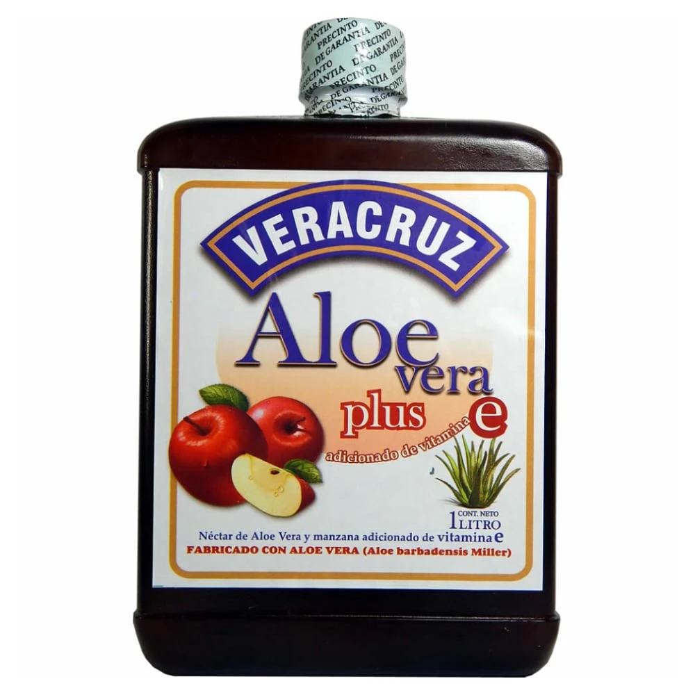 Néctar de Aloe Vera, Manzana y Vitamina E Veracruz Bebible 1 L