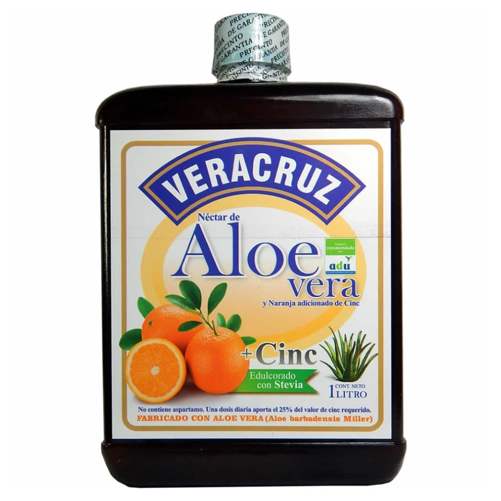 Néctar de Aloe Vera, Naranja y Zinc Veracruz Bebible 1 L