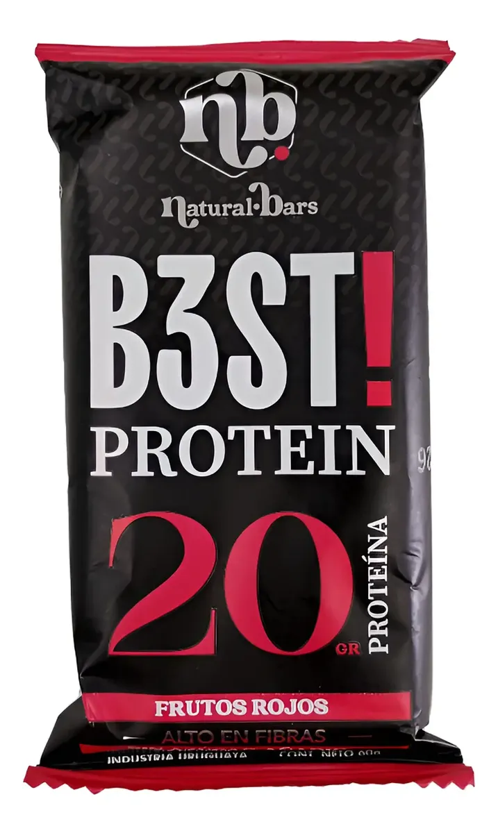 Barra Best Proteín 20gr Proteína - Frutos rojos
