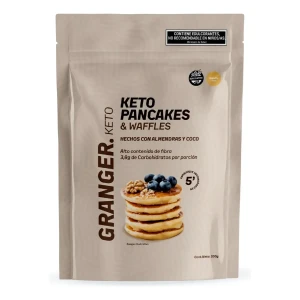 Pancakes Vainilla Keto Sin Gluten Sin Azúcar Granger 200gr