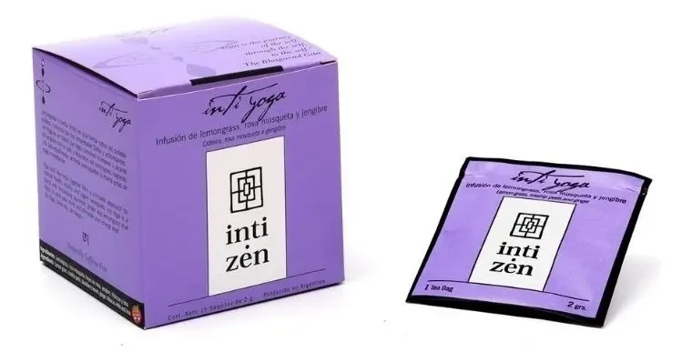 Te Inti Zen Rosa Mosqueta Jengibre Y Lemongrass 15 Sobres - Inti Zen