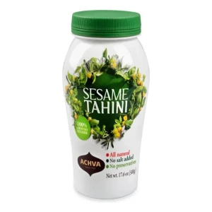 Tahini 100% Sésamo 454gr sin gluten, kosher, vegano - Achva